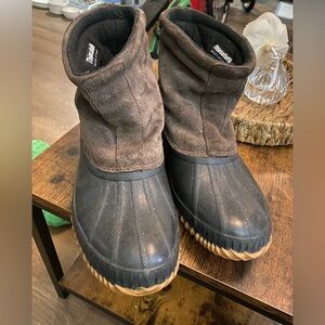 Sorel Black and Brown Men's Winter Boots size 10